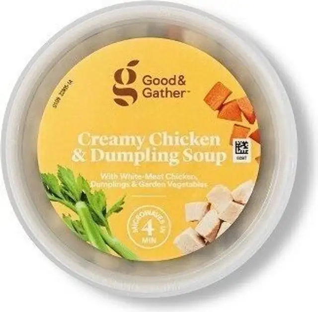 creamy chicken & dumpling soup