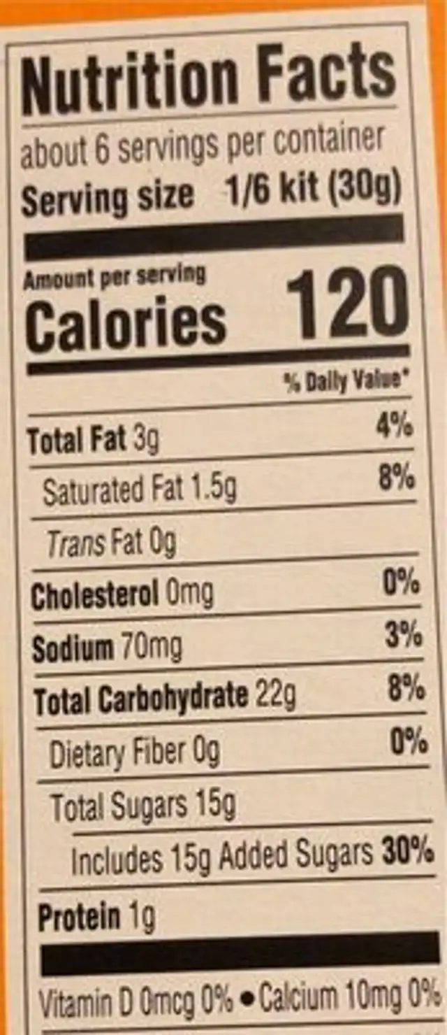 Hyde and eek! moonlit cottage chocolate cookie kit nutrition facts table