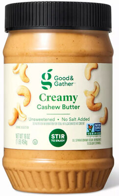 Creamy cashew butter