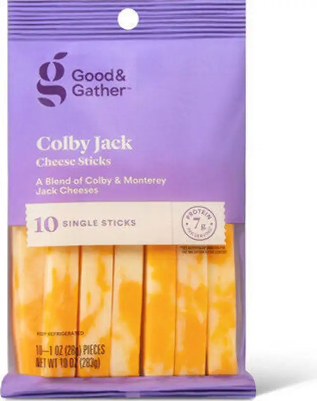 Good & gather colby jack a blend of colby & monterey