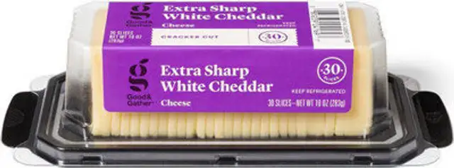 Good & gather extra sharp white cheddar cheese