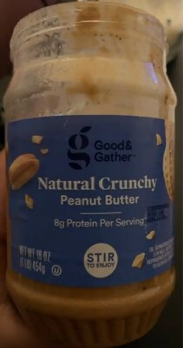 Natural crunchy peanut butter