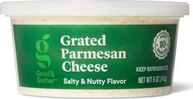 Grated parmesan cheese cup