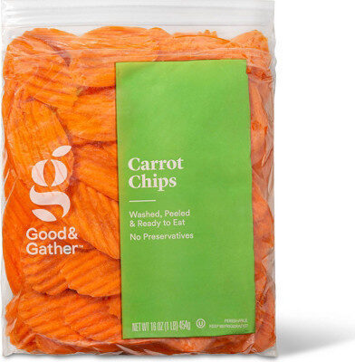 Carrot chips front packaging