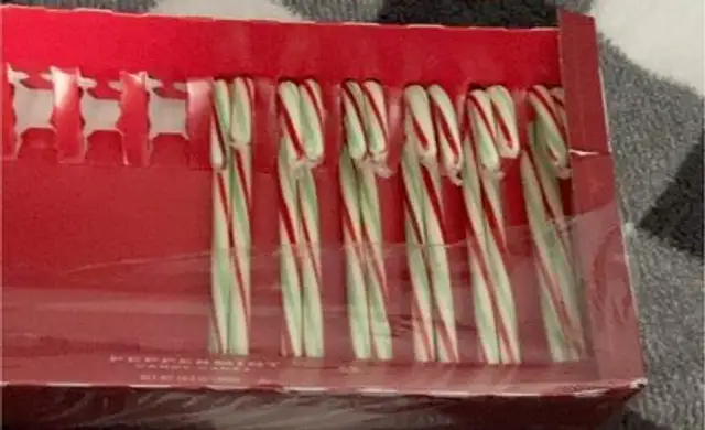 Peppermint candy canes