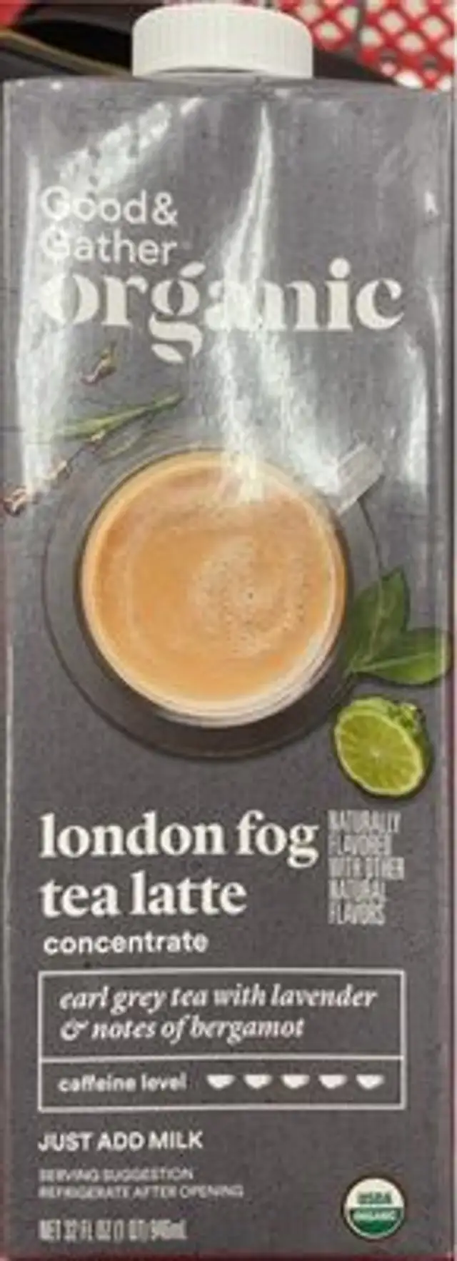 London fog tea concentrate