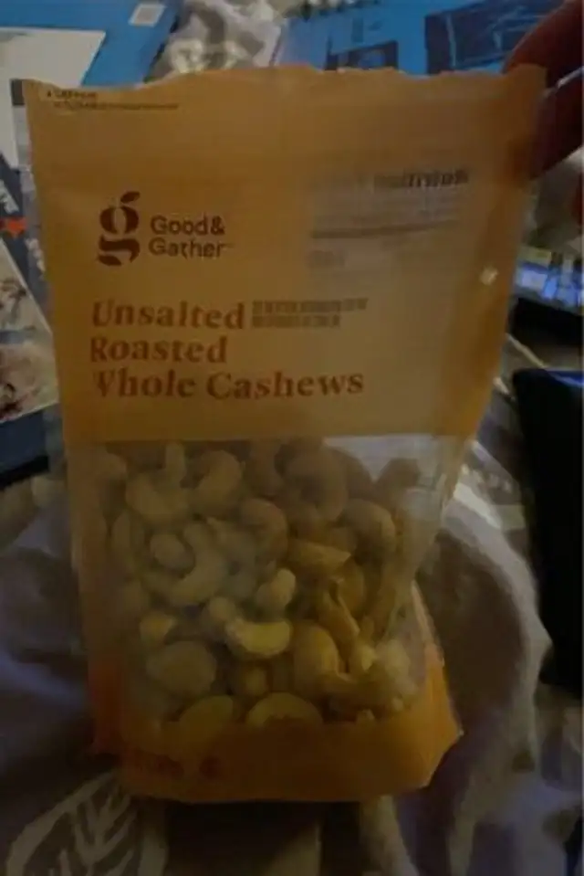 Unsalted Roasted Whole Cashews