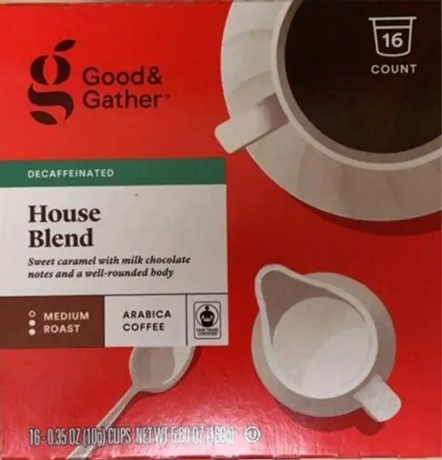 House Blend Decaffeinated Coffee Cups