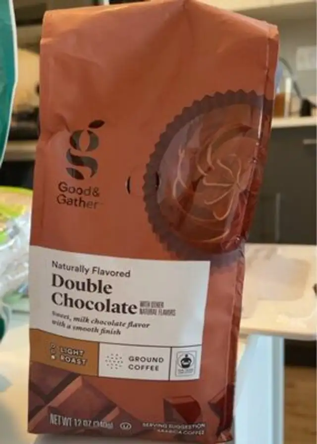 Naturally Flavored Double Chocolate Light Roast Ground Coffee