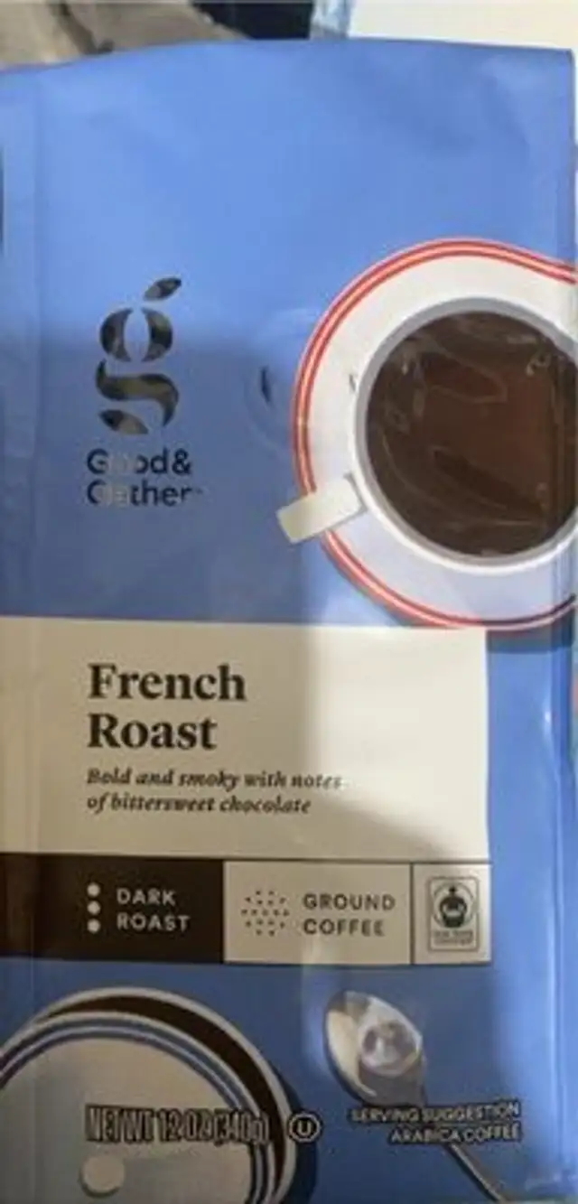 French roast ground coffee