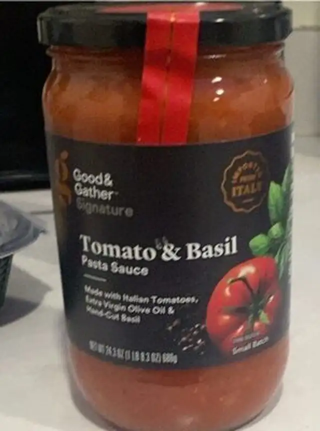 tomato & basil pasta sauce