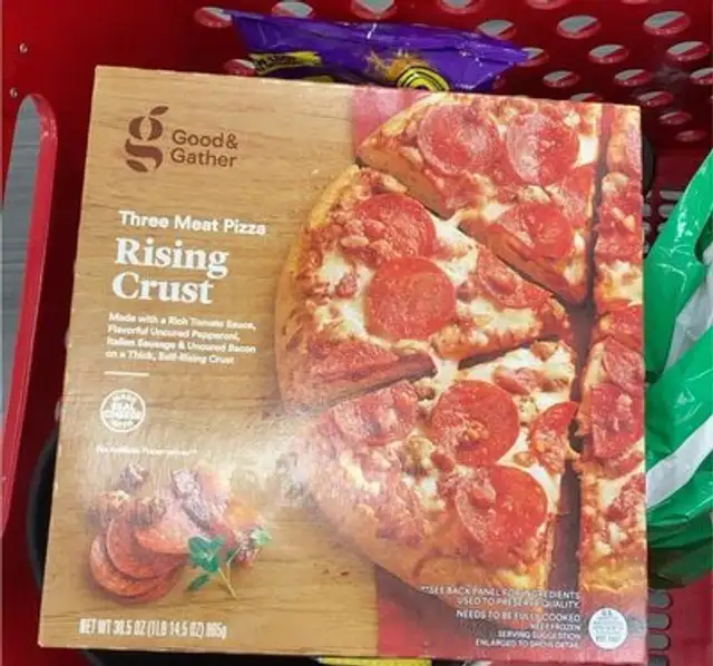 Three meat pizza