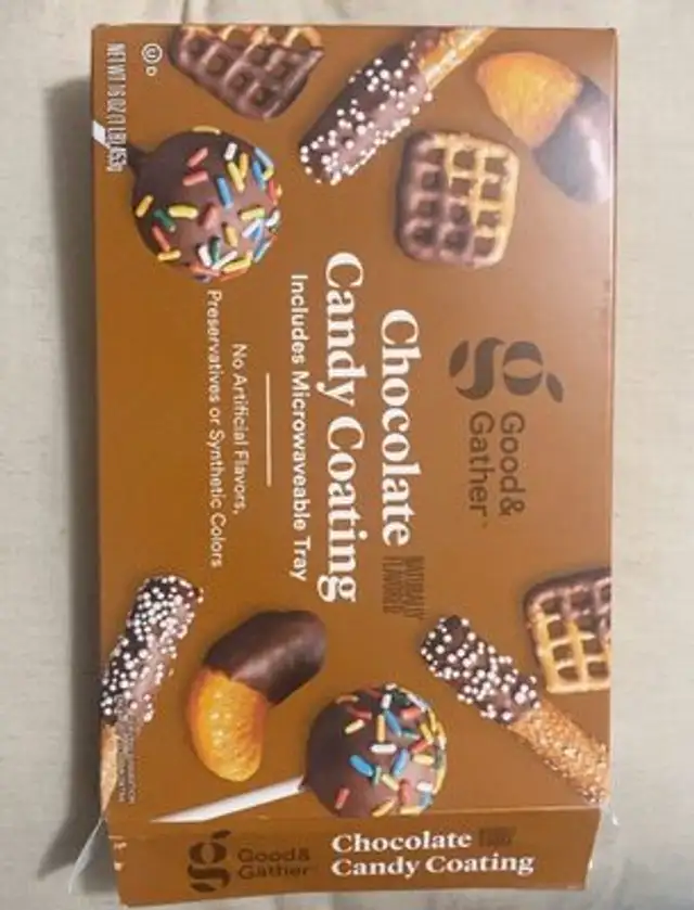 Good & gather chocolate candy coating