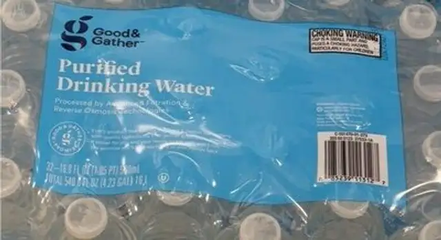 Purified driling water