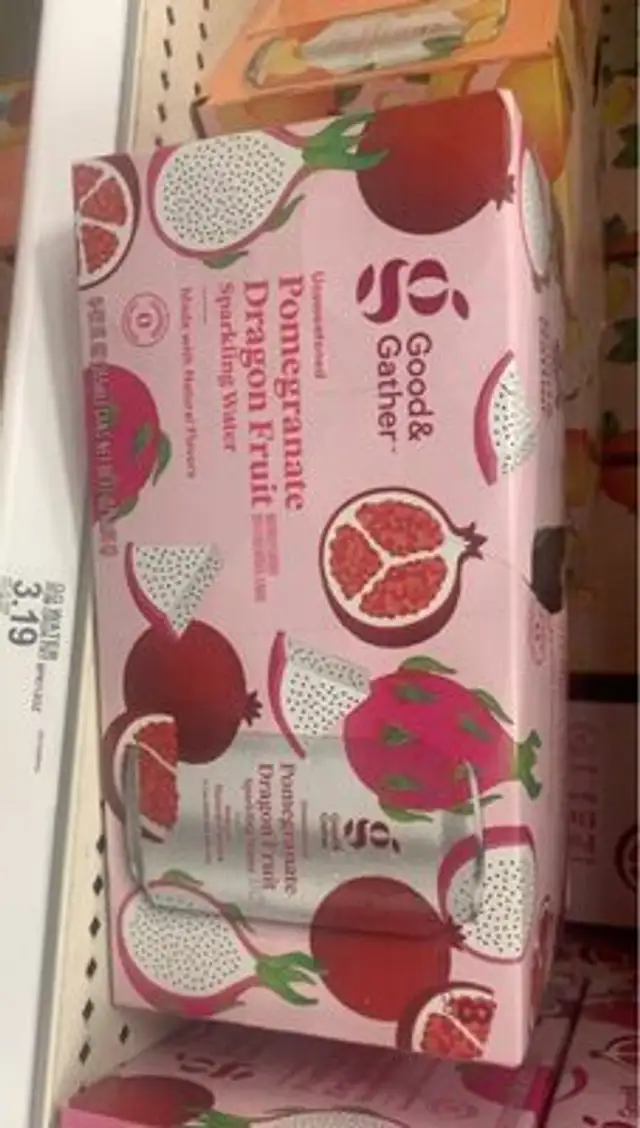 Pomegranate Dragon Fruit Sparkling Water