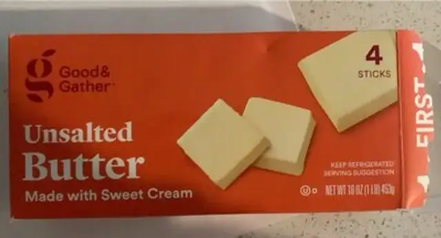 Undalted butter
