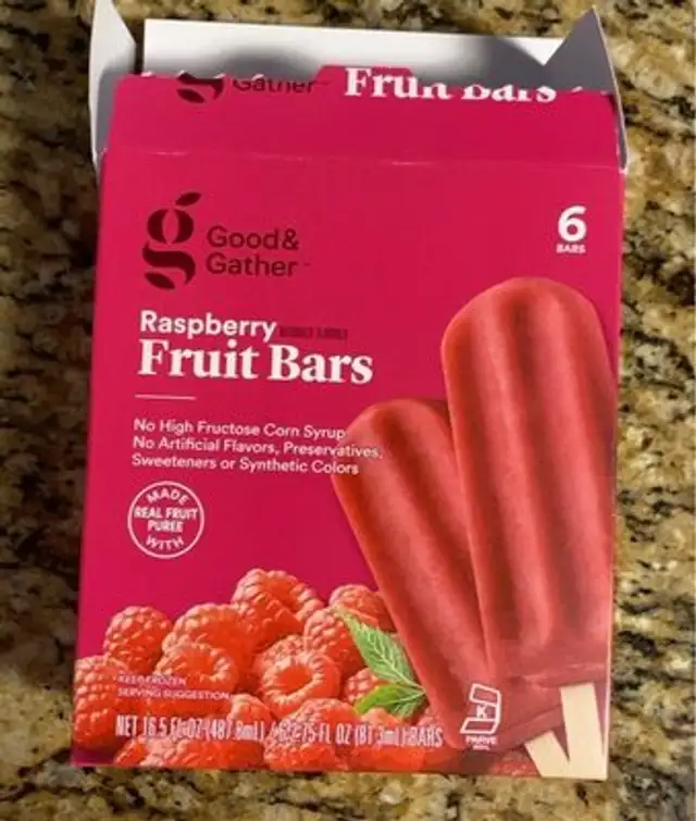 Raspberry Fruit Bars