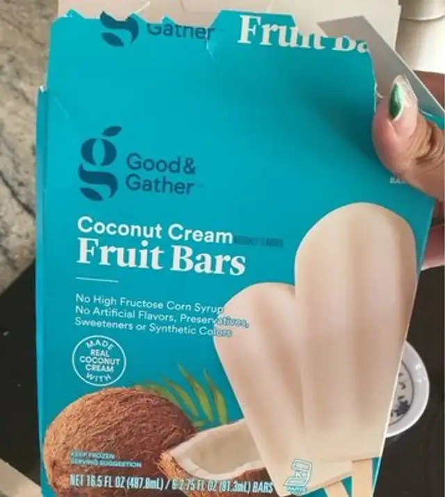 coconut cream fruit bars
