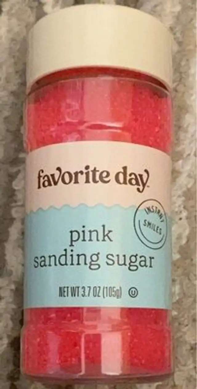 pink sanding sugar