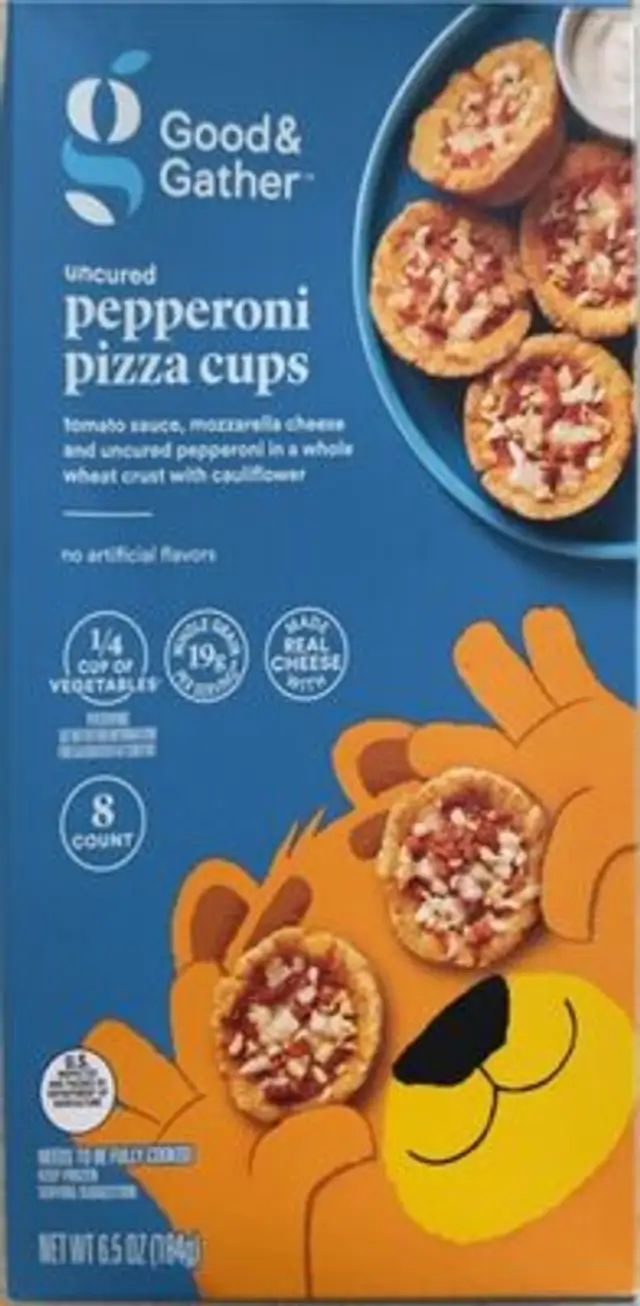 Uncured pepperoni pizza cups