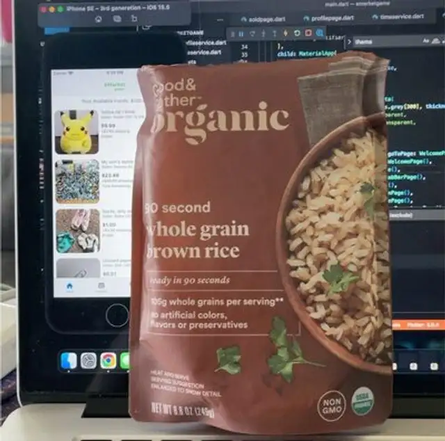 90 second whole grain brown rice