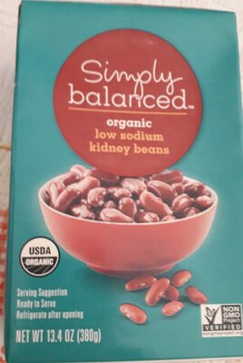 Organic Low Sodium Kidney Beans