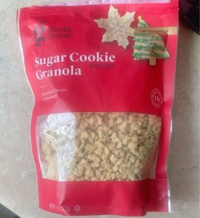 Sugar cookie granola