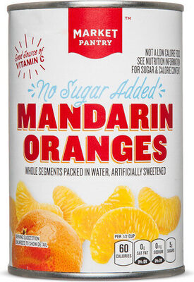 No sugar added mandarin oranges