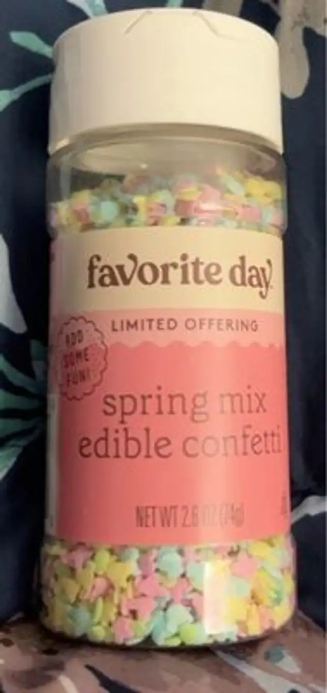 Spring mix edible confetti