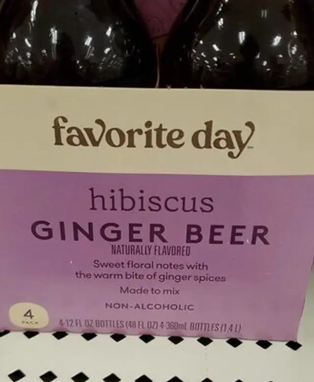 Hibiscus ginger beer