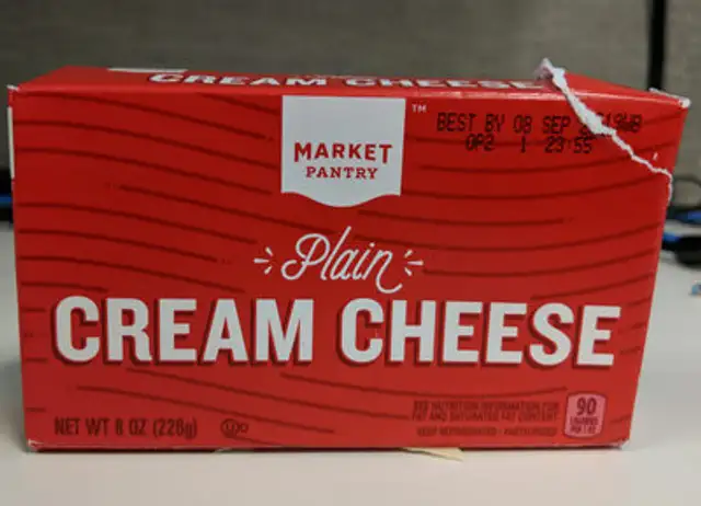 Plain cream cheese, plain