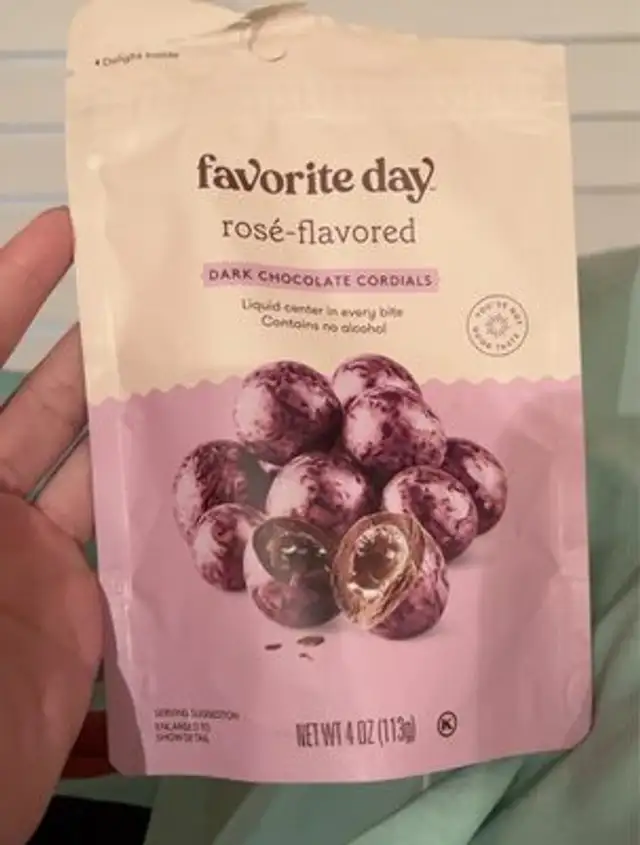 Dark chocolate cordials