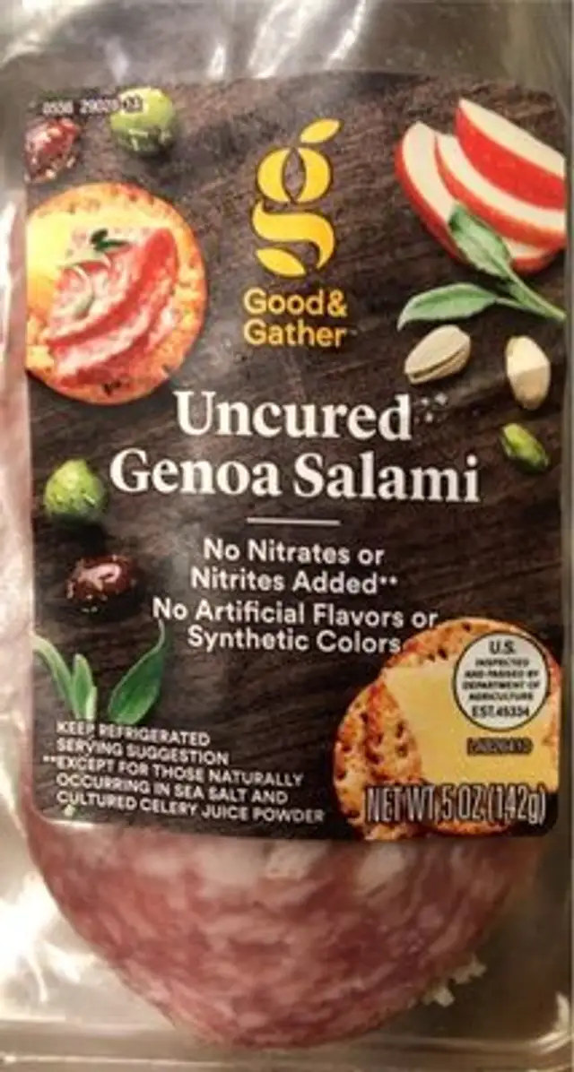 Uncured genoa salami