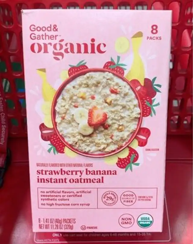Strawberry banana oatmeal