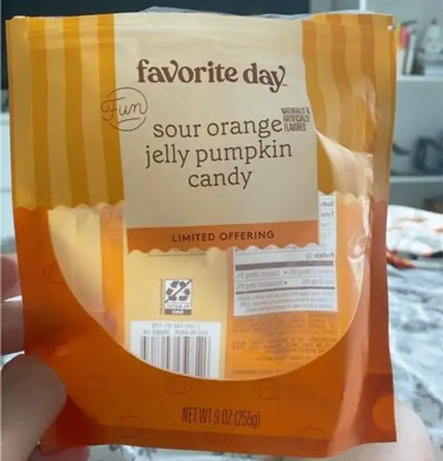 sour orange jelly punpkin candy