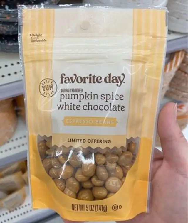 Pumpkin spice white chocolate