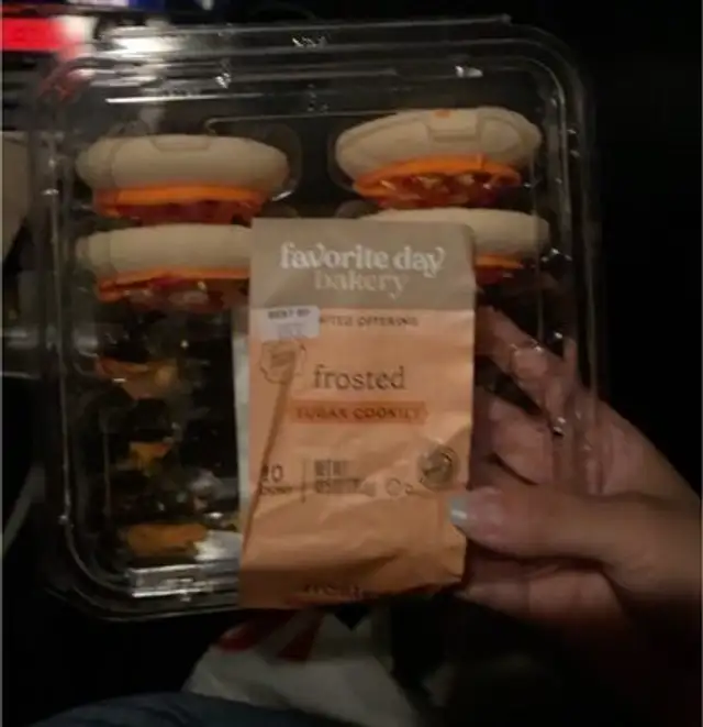 Frosted sugar cookie