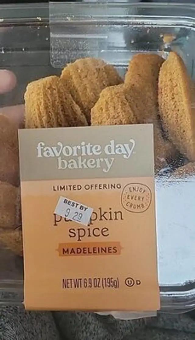 Pumpkin spice madeleines