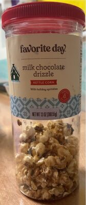 Milk chocolate drizzle Kettle Corn