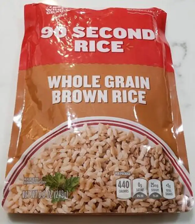 Whole grain brown rice, whole grain