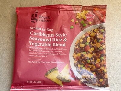 Caribbean Style Seasoned Rice & Vegetable Blend