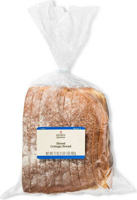 Sliced cottage bread front packaging