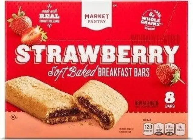 Strawberry cereal bars