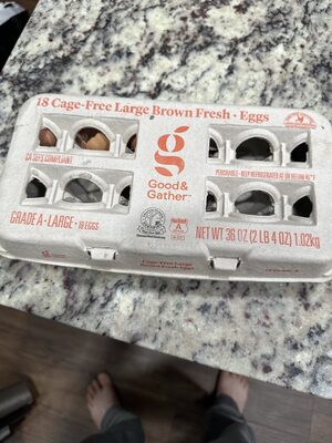Cage Free Large Brown Eggs