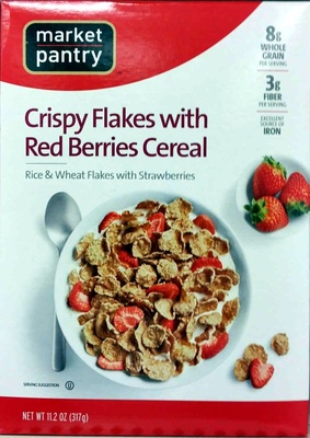 Crispy Flakes with Red Berries Cereal