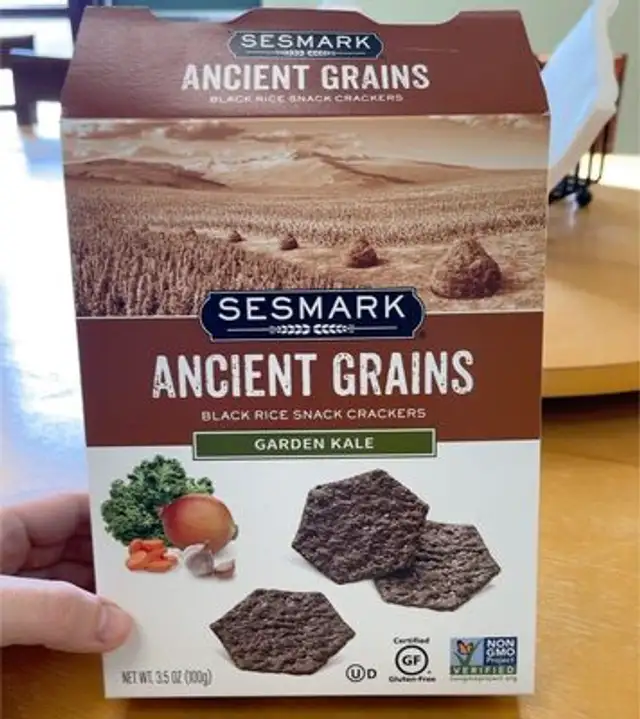 Brown rice cracker