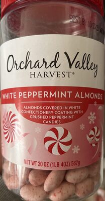 White Peppermint Almonds