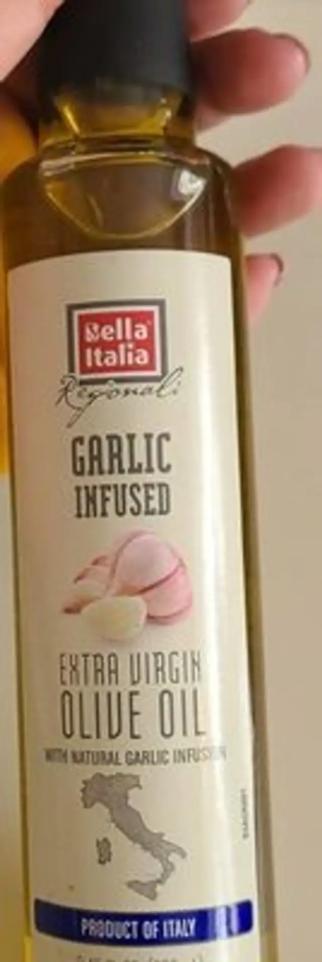 Garlic infused olive oil
