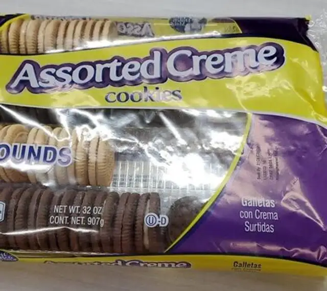 Assorted creme cookies