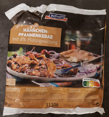 Hähnchen-Pfannenkebab front packaging